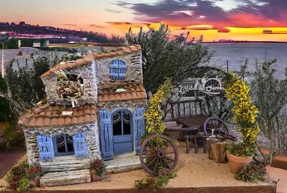 Cabanon pour votre Décor de Crèche de Noël à Aix-en-Provence 