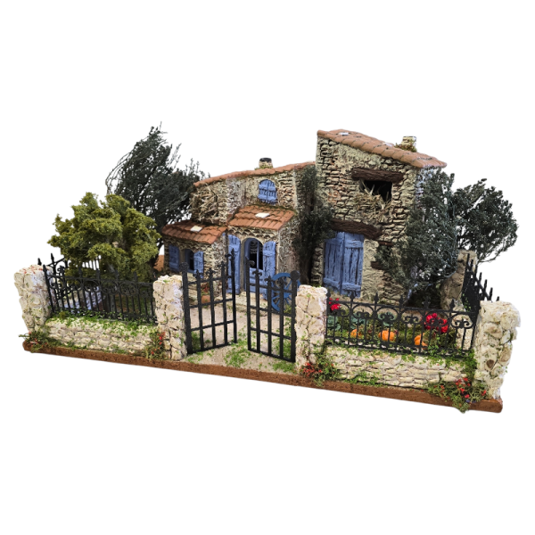 Achetez en ligne et découvrez nos décors de crèche typiquement provençaux pour donner vie à votre crèche de noël et mettre en avant vos santons de Provence 7cm en argile à Bruxelles en Belgique