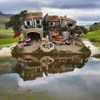 Décors de crèche Corses pour vos santons de Provence 