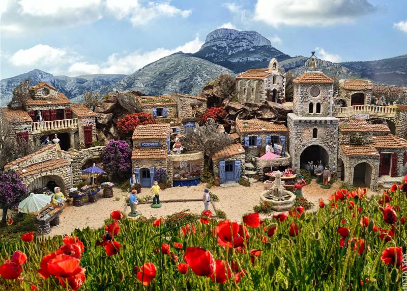 Créer un véritable crèche de noël traditionnelle et authentique avec des santons de Provence en argile et des décors de crèche artisanaux à Aix-en-Provence