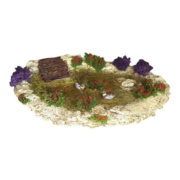 Étang de Provence pour votre Décor de Crèche 