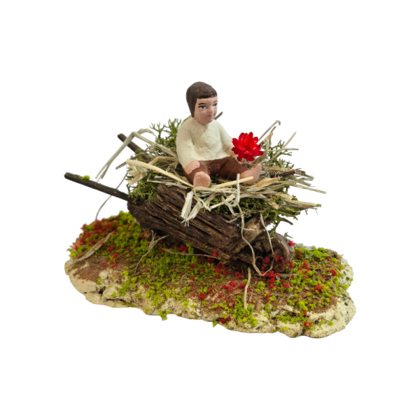 Santons de Provence et scènes de village miniatures fabriqués à Aubagne
