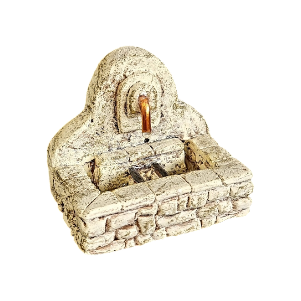 Petite fontaine pour votre Décor de Crèche et vos santons en argile à Aix-en-Provence 