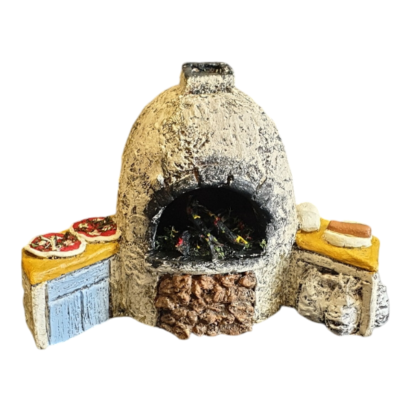 Four a pizza de Provence pour votre Décor de Crèche 