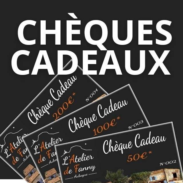 Offrez des Chèques Cadeaux originaux pour Toutes les Occasions à l'Atelier de Fanny à Aubagne