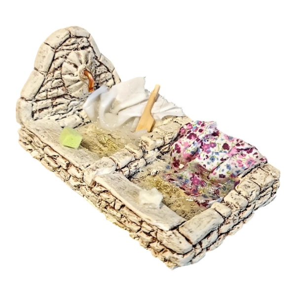 Lavoir long de Provence pour votre Décor de Crèche de Noël 