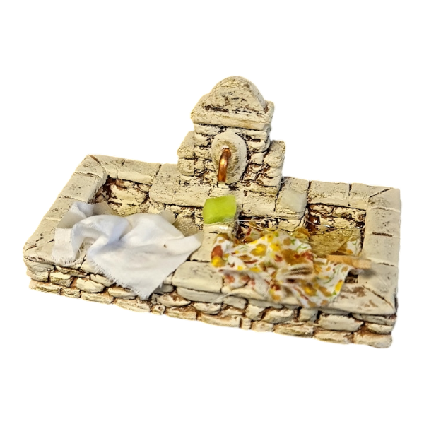 Lavoir en pierre pour vos santons de Provence 7cm 