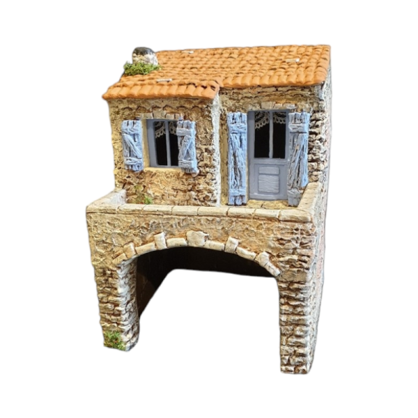 Décors de crèche de Provence fabriqués par l'atelier de Fanny à Aubagne en Provence