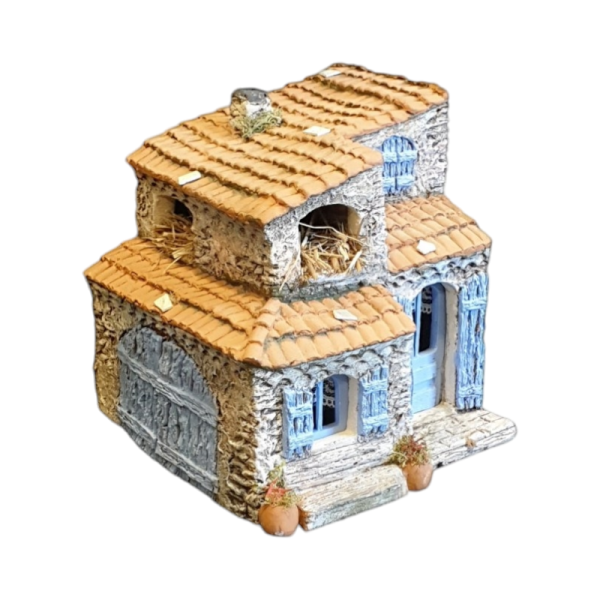 Décor de crèche de Provence pour vos santons de Provence 7cm en argile à Bruxelles