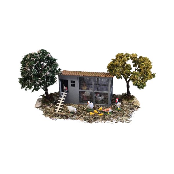 Découvrez et achetez en ligne nos décors de crèche de noël fabriqué à la main dans notre atelier pour vos Santons de Provence ou figurines en argile 7cm à Marseille