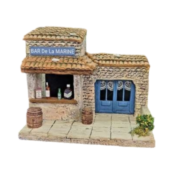 décors de crèche de Provence fabriqués par l'atelier de Fanny