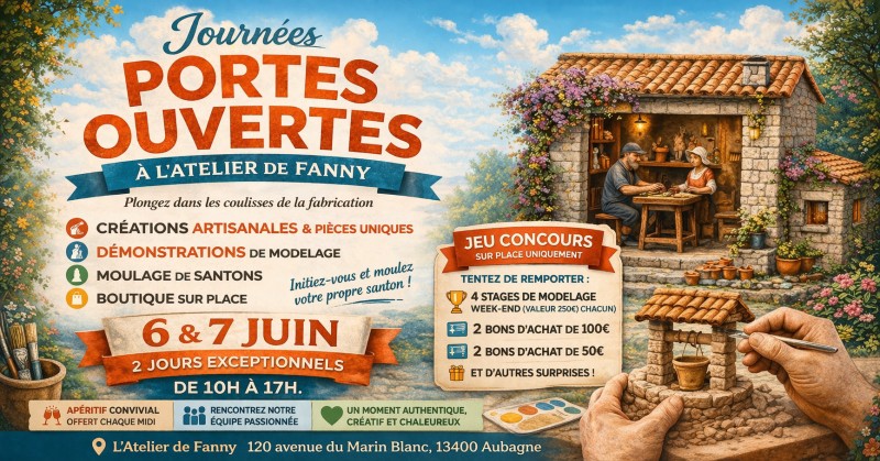 JOURNÉES PORTES OUVERTES de L'Atelier de Fanny 