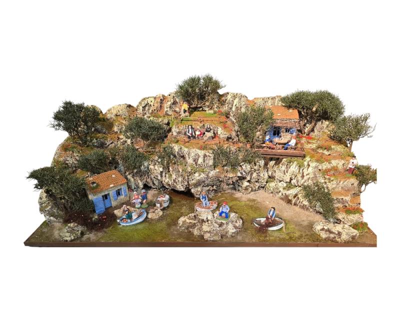 Comment Réaliser une Crèche de noël Traditionnelle avec de véritables Santons de Provence en argile à deux pas d'Aix-en-Provence ?