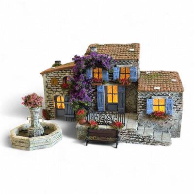 Les décors miniatures de Provence apportent relief, profondeur et réalisme à votre crèche provençale.