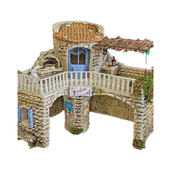 Achetez en ligne nos décor pour votre crèche de noël fabriqués à la main qui s'adapterons à merveilles avec vos santons de Provence en argile 7cm à Paris