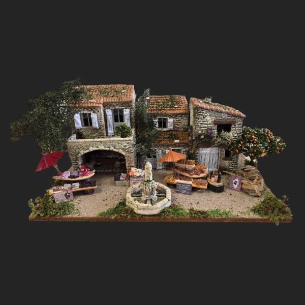 décors de crèche corse